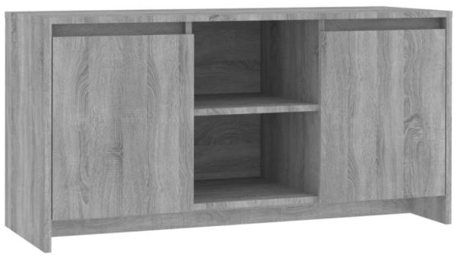 vidaXL TV-Schrank Grau Sonoma 102x37,5x52,5 cm Holzwerkstoff 813021 Bild 1