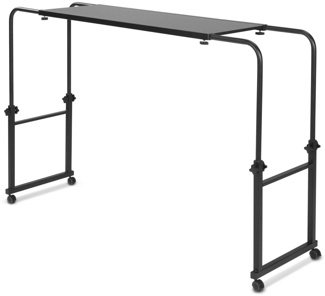 aktivshop Wangentisch Über-Betttisch auf Rollen (Breite 119-190 cm & Höhe 78-120 cm, 1 Tisch), höhenverstellbar, breitenverstellbar Bild 1