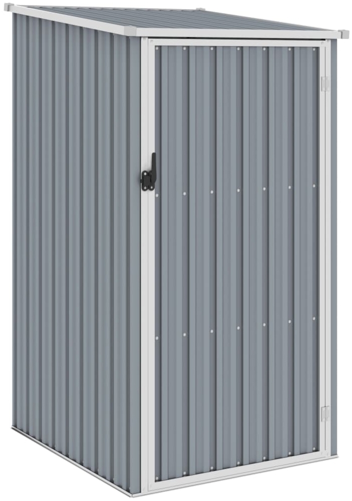 vidaXL Gerätehaus Grau 87x98x159 cm Verzinkter Stahl 46290 Bild 1