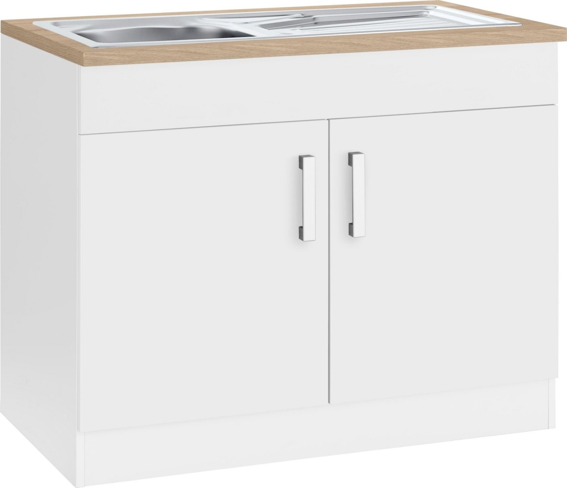 KOCHSTATION Spülenschrank KS-Gera Breite 100 cm Bild 1