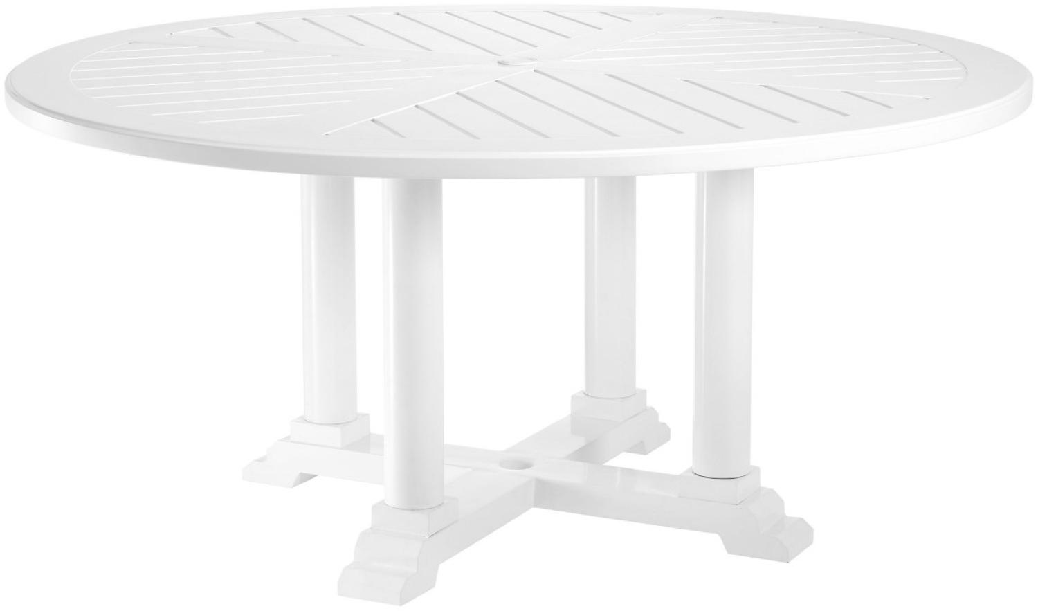 EICHHOLTZ Esstisch Bell Rive L Ø 160 cm Weiss Bild 1