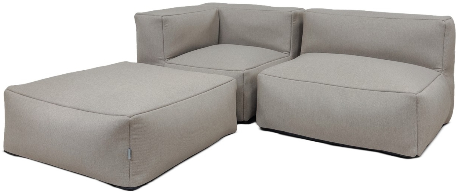 osoltus Emilia Premium Modular Lounge 3tlg. Axroma Olefin charcoal grau Bild 1