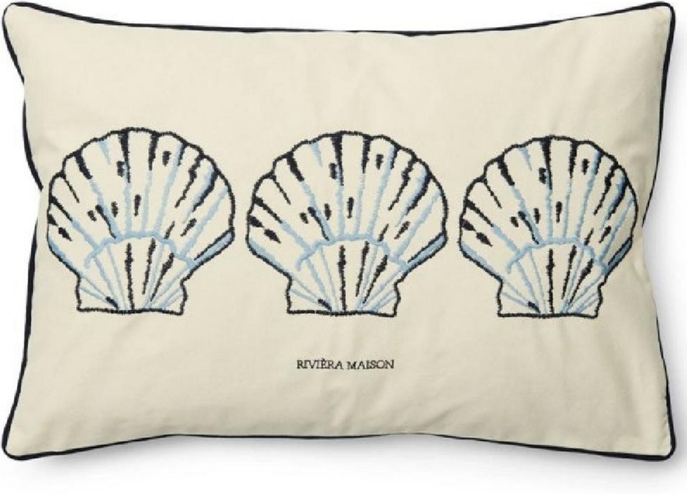 Rivièra Maison Kissenhülle Kissenhülle Muschel Puglia Pillow Cover (65x45cm) Bild 1