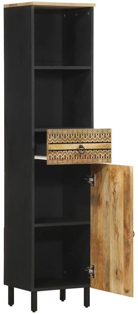 vidaXL Badschrank 38x33,5x160 cm Massivholz Mango 4018650 Bild 1