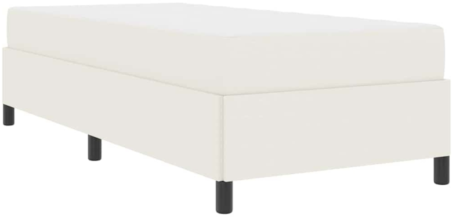 vidaXL Bettgestell Creme 90 x 200 cm Cordstoff 3399102 Bild 1