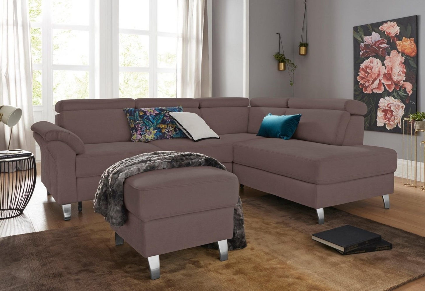 sit&more Ecksofa Arngast L-Form, inklusive Kopfteilverstellung und Federkern Bild 1