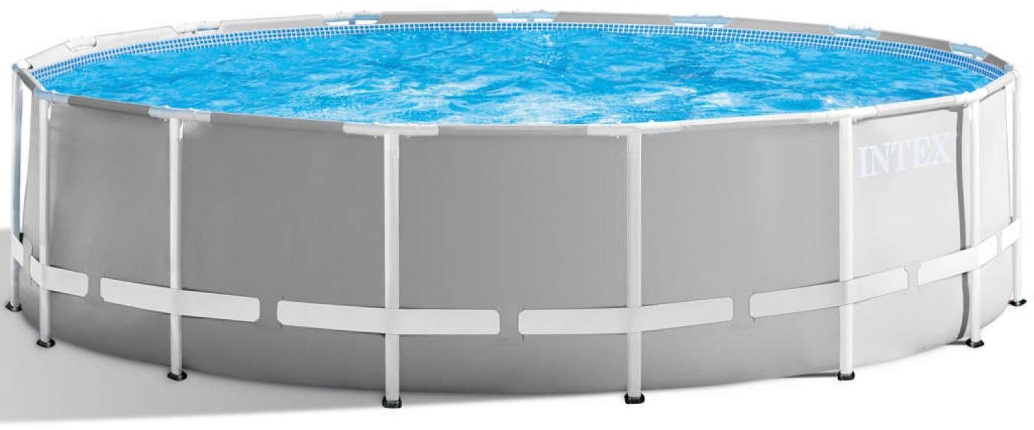 INTEX Prism Frame Pool , 457 x 122 cm, rund Bild 1