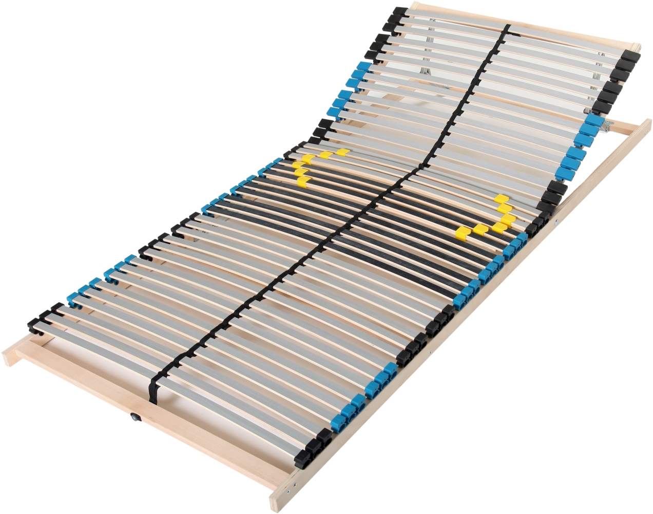 Lattenrost 80x200, Kopfteil verstellbar, Ergonomischer 7 Zonen Lattenrost, Buchenholz, 42 Latten, Hergestellt in Deutschland, Selbstmontage,Traglast 150Kg Bild 1