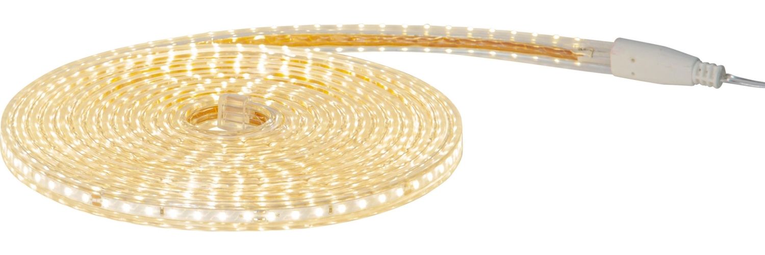 LED Lichtschlauch Flat 480 LEDs 5m warmweiß Netzbetrieb Bild 1