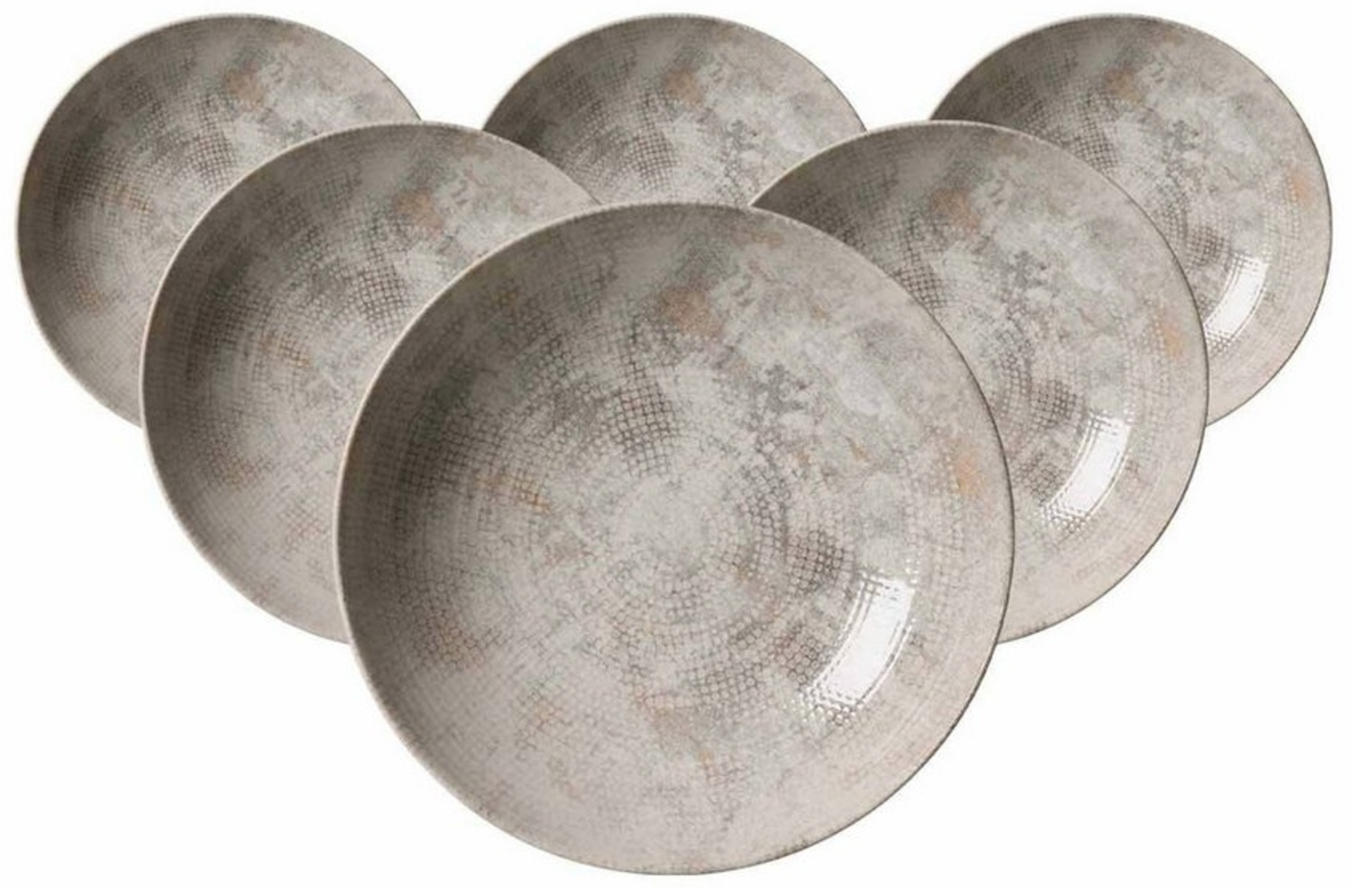 Ritzenhoff & Breker Cecina Suppenteller ø 21 cm 6er Set perle - DS Bild 1