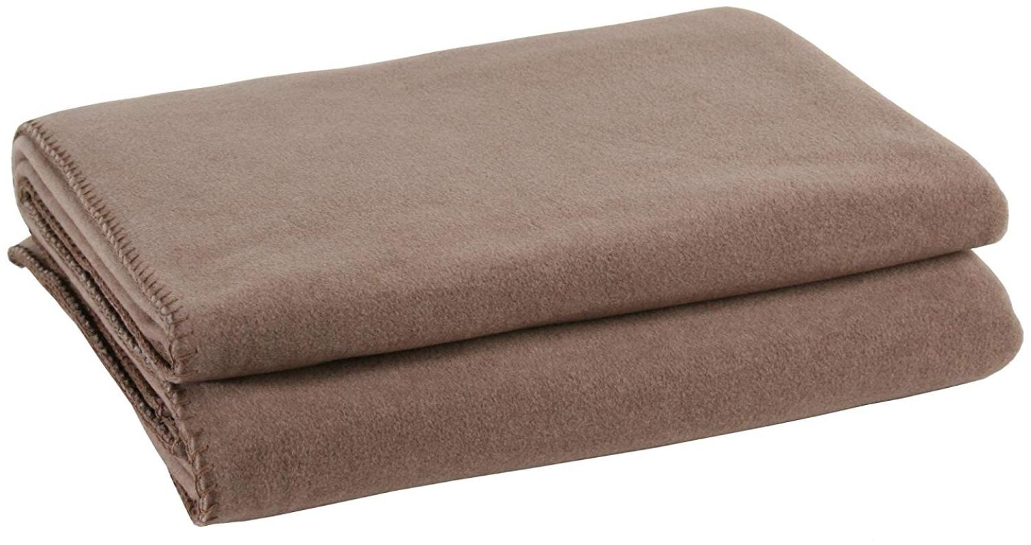 Zoeppritz Soft-Fleece smoke 180x220 103291-840 Bild 1