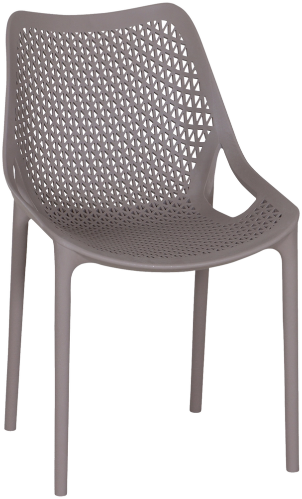 Siena Garden District Stapelstuhl - Polypropylen taupe Bild 1