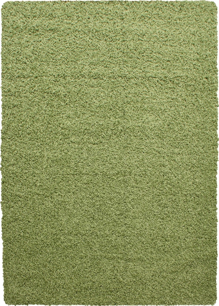 Hochflor Teppich Lux rechteckig - 300x400 cm - Grün Bild 1