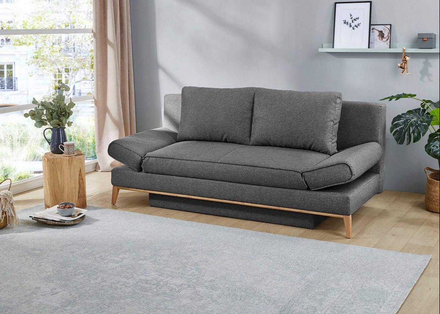 Jockenhöfer Gruppe Schlafsofa Yann, inklusive Bettfunktion, Stauraum/Bettkasten, verstellbare Armlehnen Bild 1