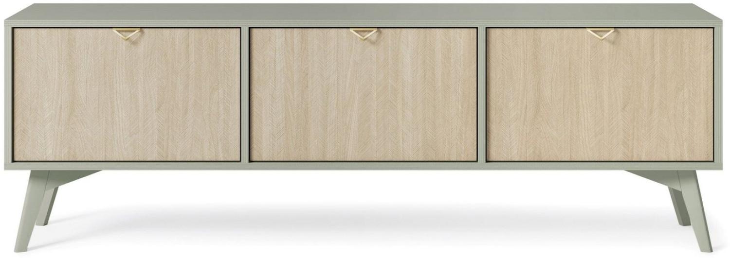 MOEBLO TV-Board ABETO RTV 158 (TV-Kommode mit Regalen TV-Board Fernsehschrank), (BxHxT): 158x52x38 cm Bild 1