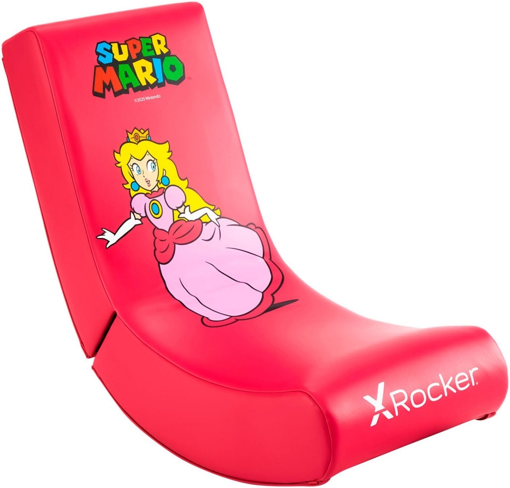 X Rocker Nintendo Super Mario™ Floor Rocker Gaming-Bodensessel im Peach Design für Kinder & Bild 1