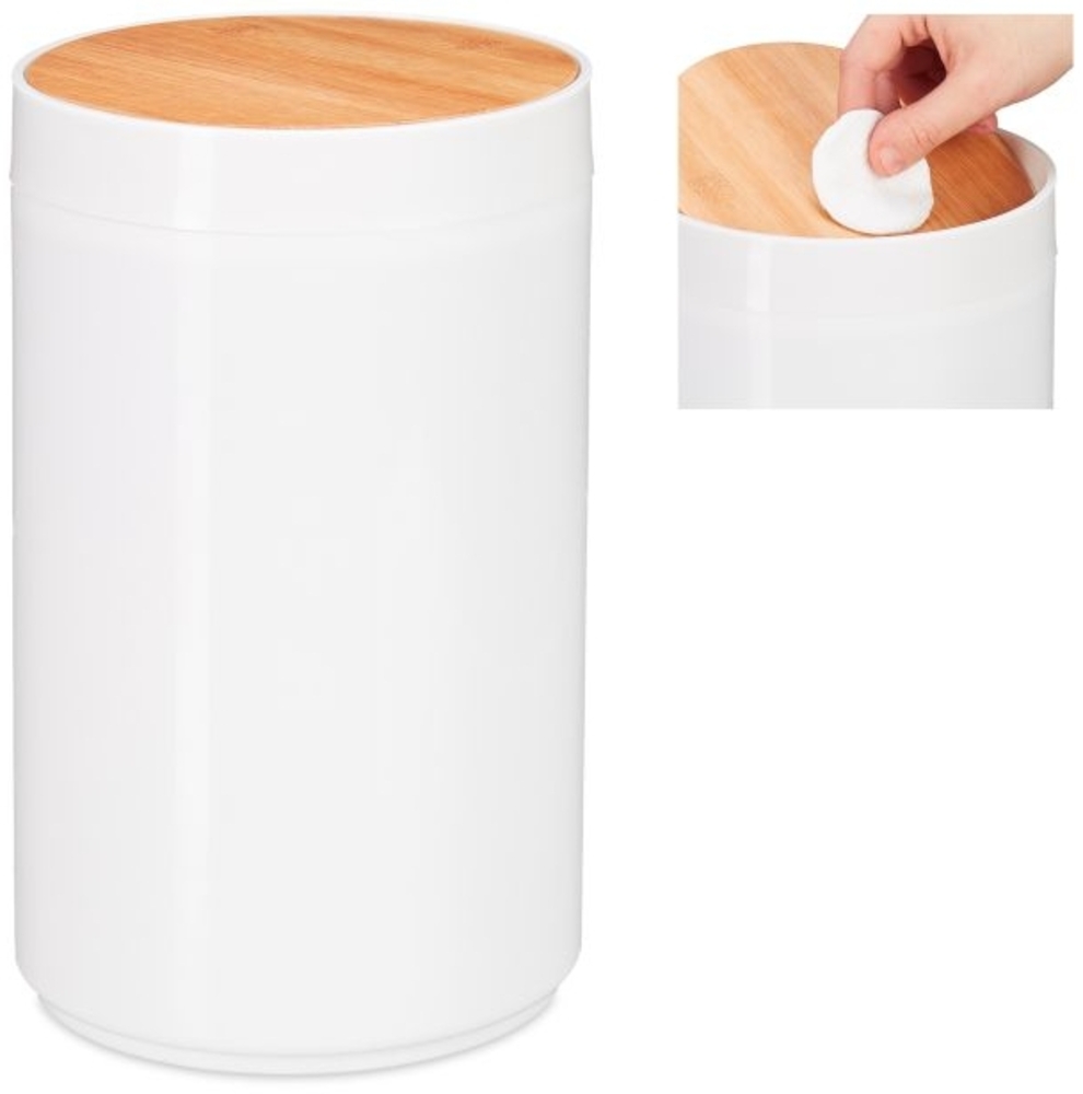 Kosmetikeimer mit Bambus-Schwingdeckel 10027729_49 Bild 1