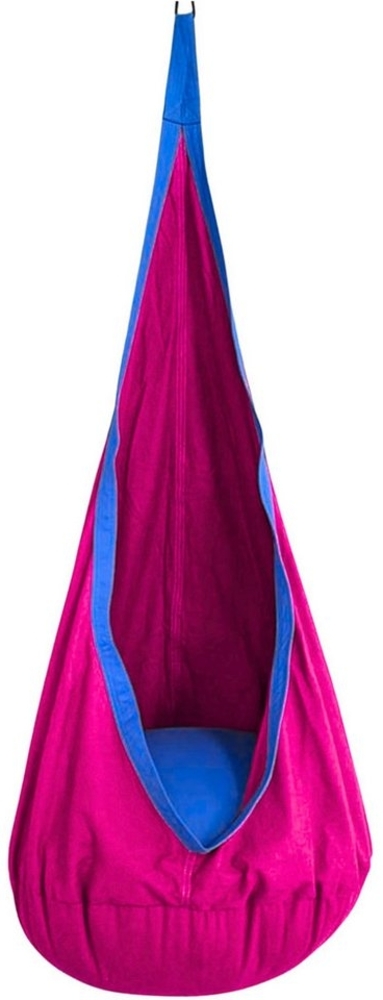 Diyarts Hängesessel Hängesack (Einzelprodukt mit Aufhängesystem, Set mit Hängesessel & Aufhängung), Hängesessel Kinder, Baumwolle, Indoor & Outdoor, 80 kg, ab 2 Jahren Bild 1