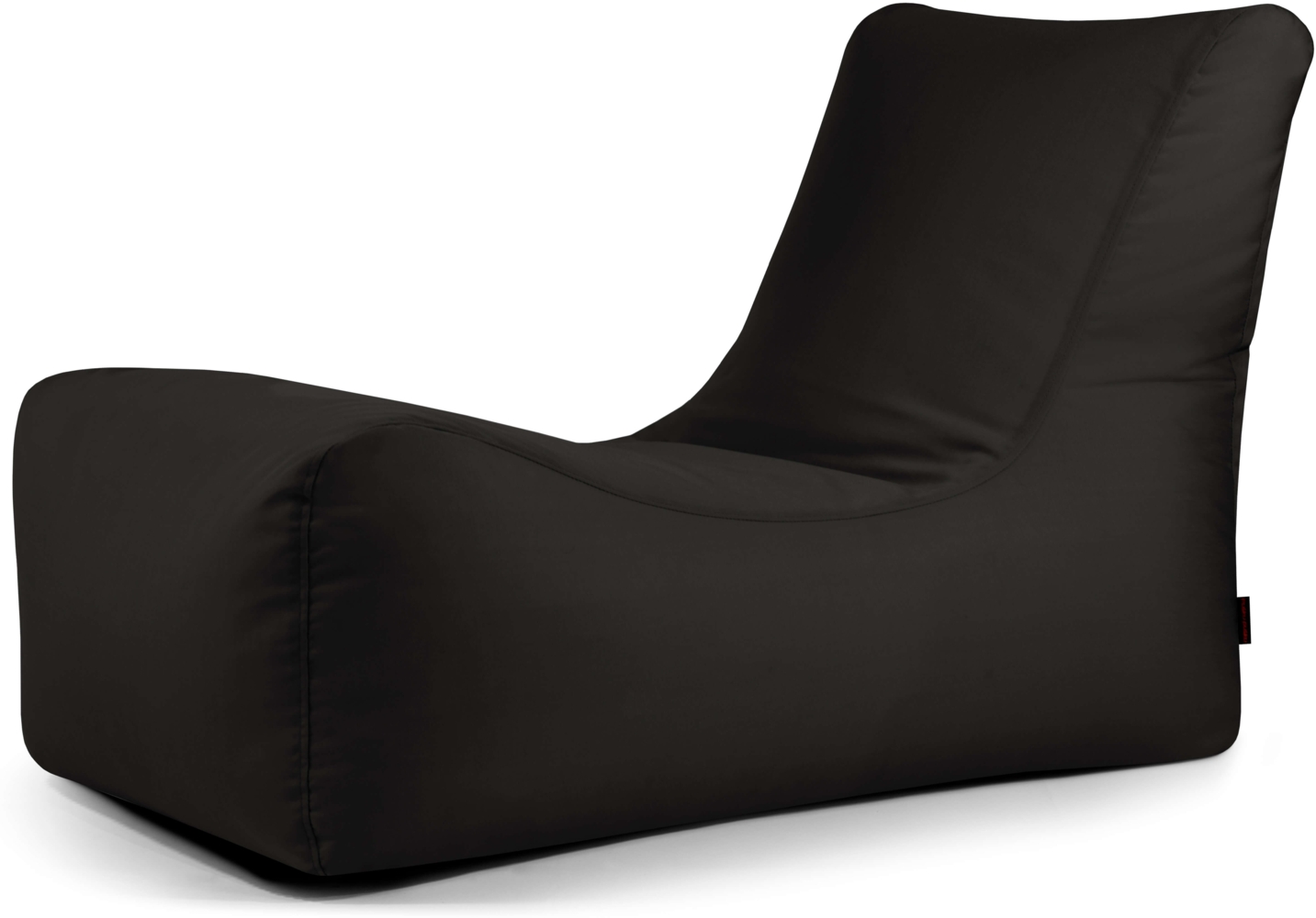 Sitzsack ‘Lounge‘, Bezugstoff - Colorin, 100% Olefin, Black, 80x135x80 cm cm. Bild 1
