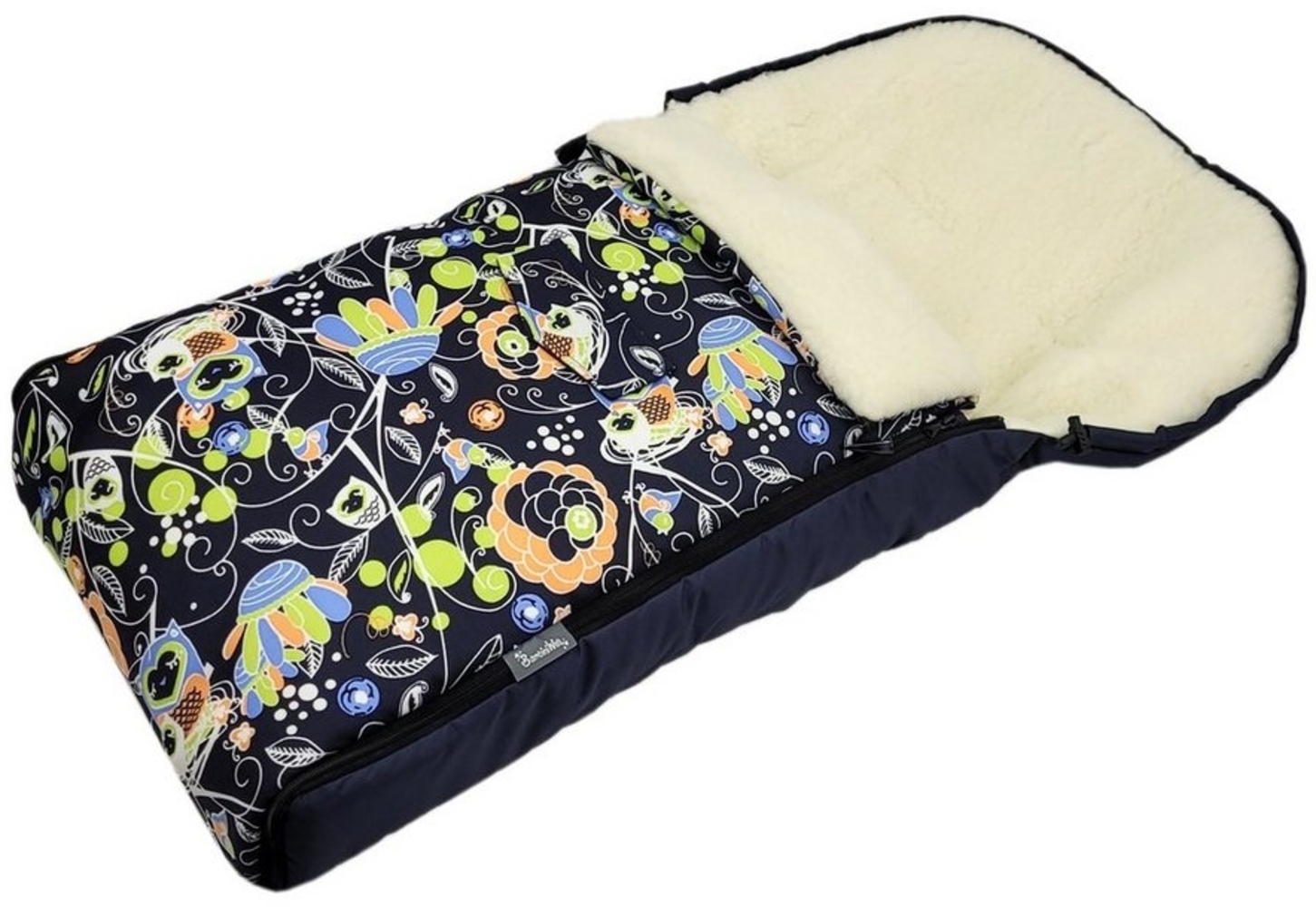 BambiniWelt by Rafael K. Fußsack Winterfußsack Babyfußsack Fußsack Kinderwagen Wolle universal 108cm Bild 1