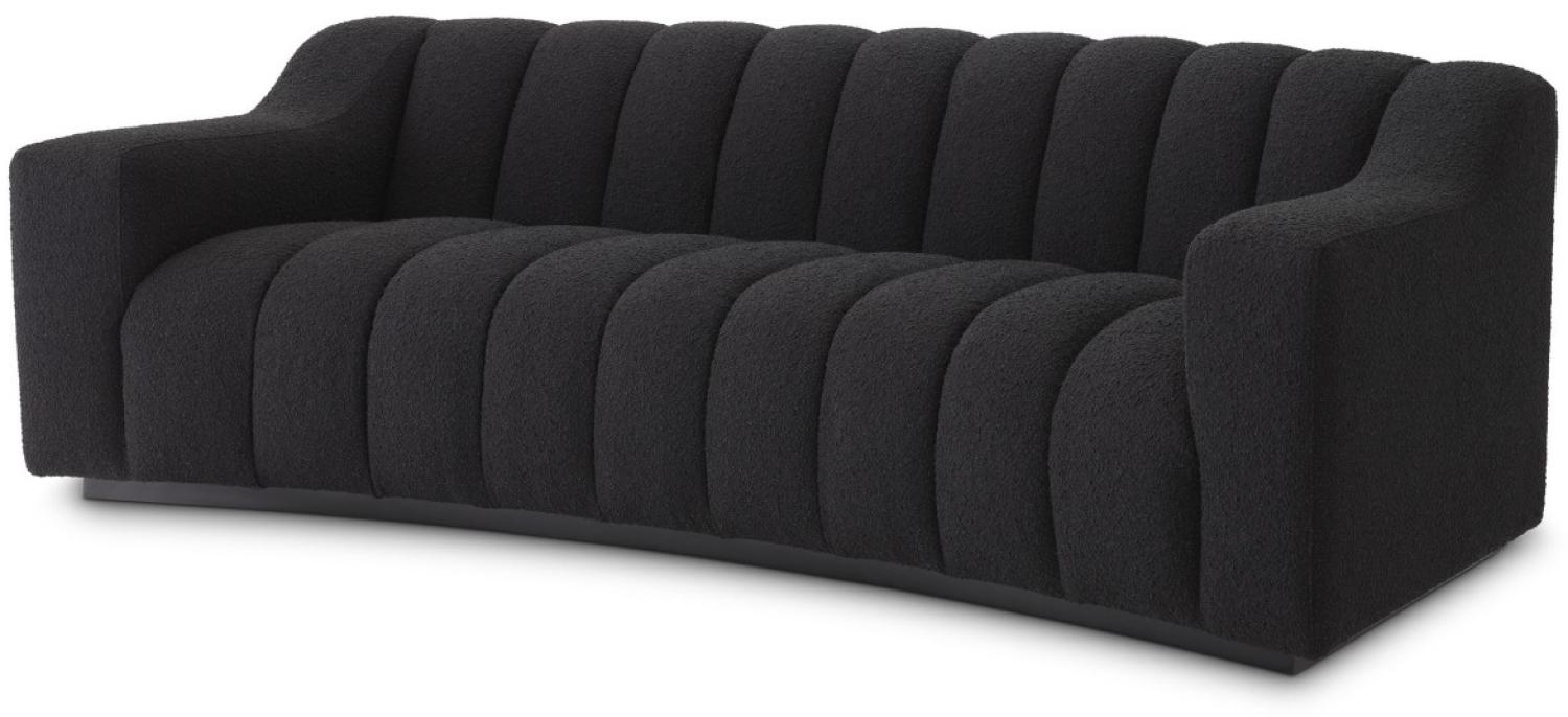 EICHHOLTZ Sofa Kelly S Bouclè Black Bild 1