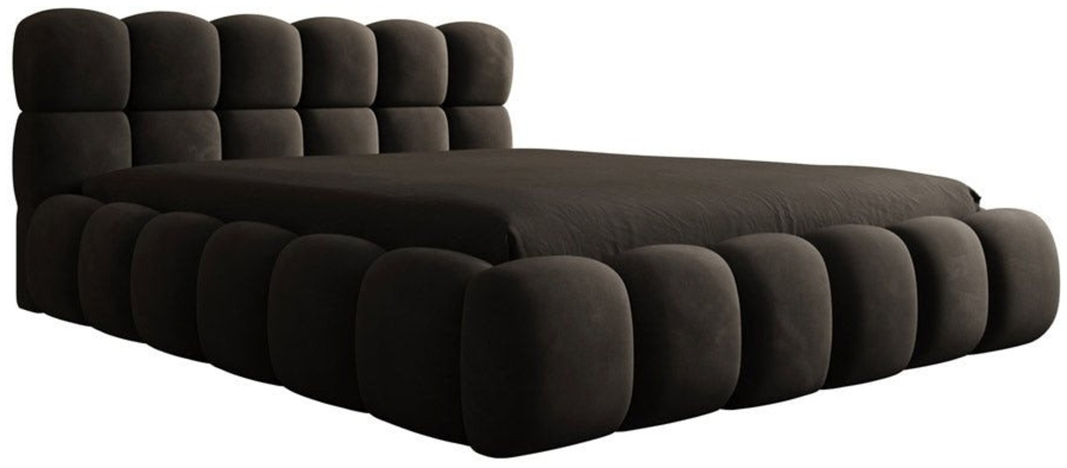 Luxusbetten24 Polsterbett Designer Polsterbett Boston Samt, mit Stauraum Bild 1