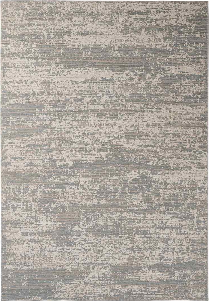 Teppich Silva aus Stoff Eckig Hellblau/Creme, 160x230 cm Bild 1