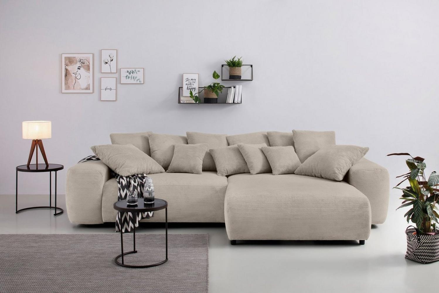 Home affaire Ecksofa Sundance II, L-Form, mit DuraSpring-Taschenfederkern bis 140 kg belastbar Bild 1