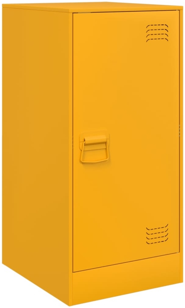 vidaXL Sideboard Senfgelb 34,5x39x73 cm Stahl 841712 Bild 1