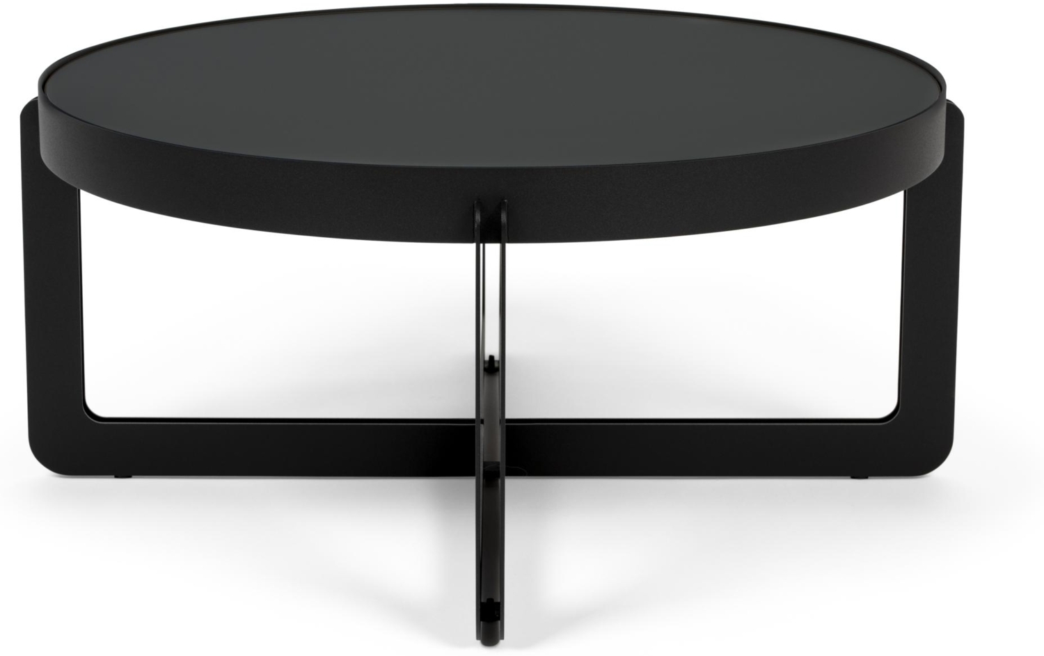 Couchtisch CENTRE RUND Schwarz von Zuiver 68 x 68 cm Bild 1