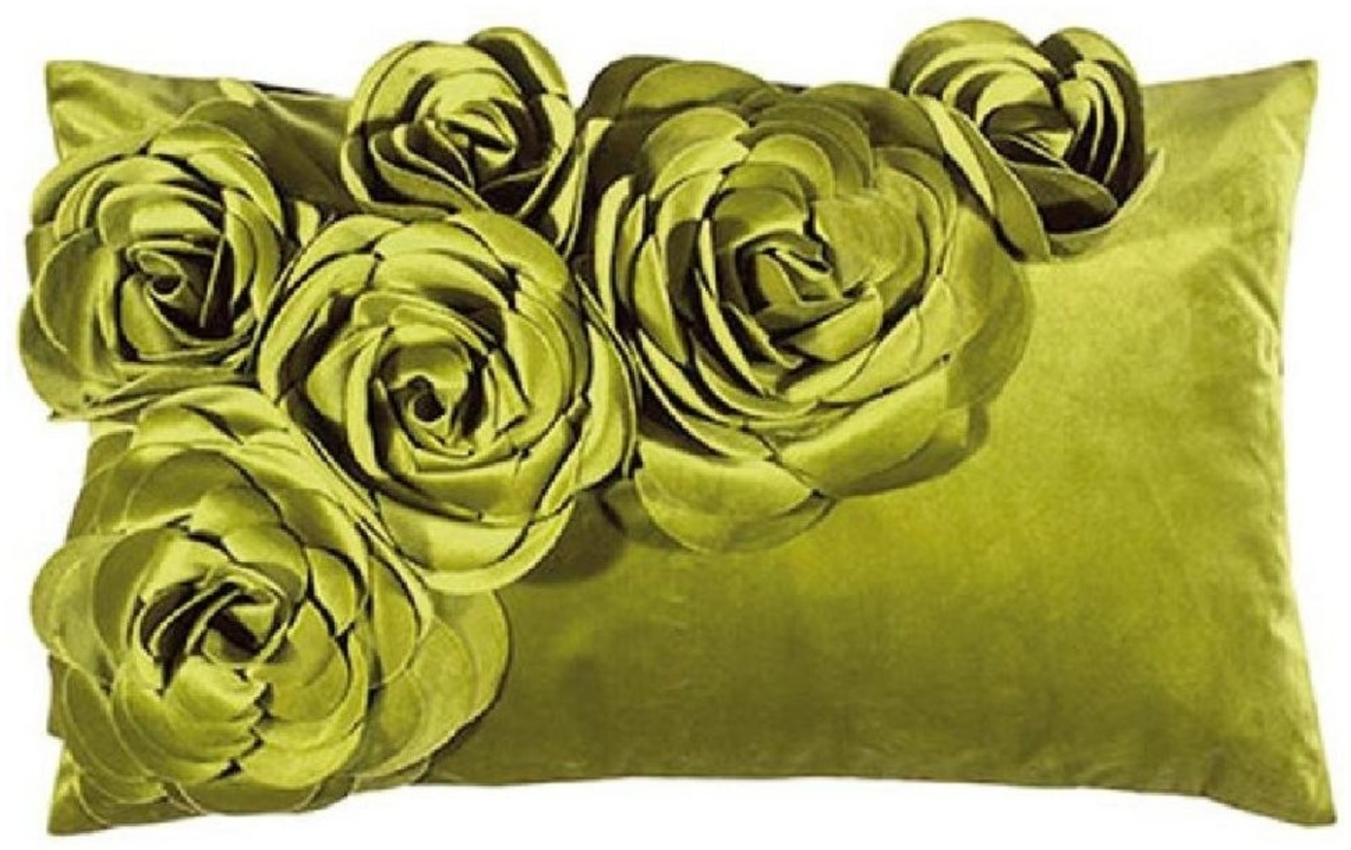 PAD Kissenhülle Samt Floral Light Green (30x50 cm) 10154-G25-3050 Bild 1