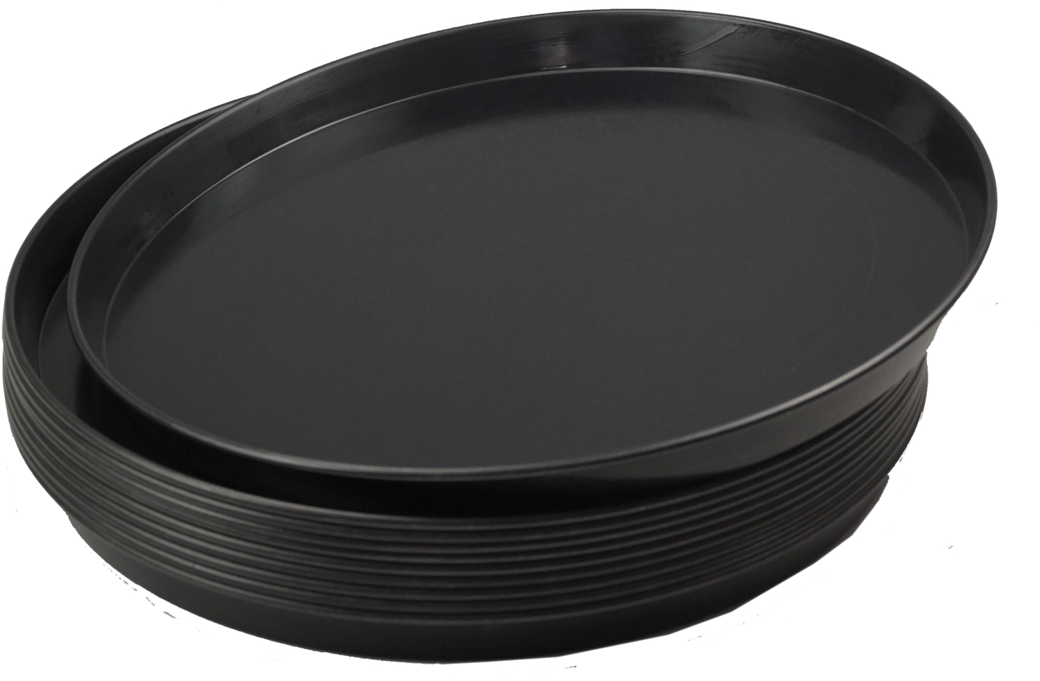 10 Stück Pizzablech rund aus Blaublech Ø 50cm schwere Profiqualität Bild 1