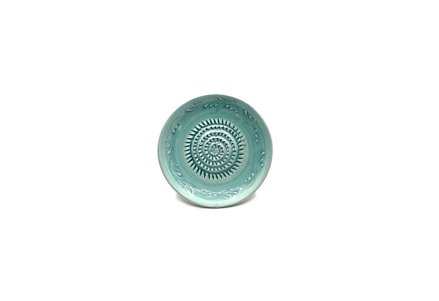 Kaladia Multireibe Reibeteller in türkis, Keramik, handbemalte Küchenreibe - Made in Spain Bild 1