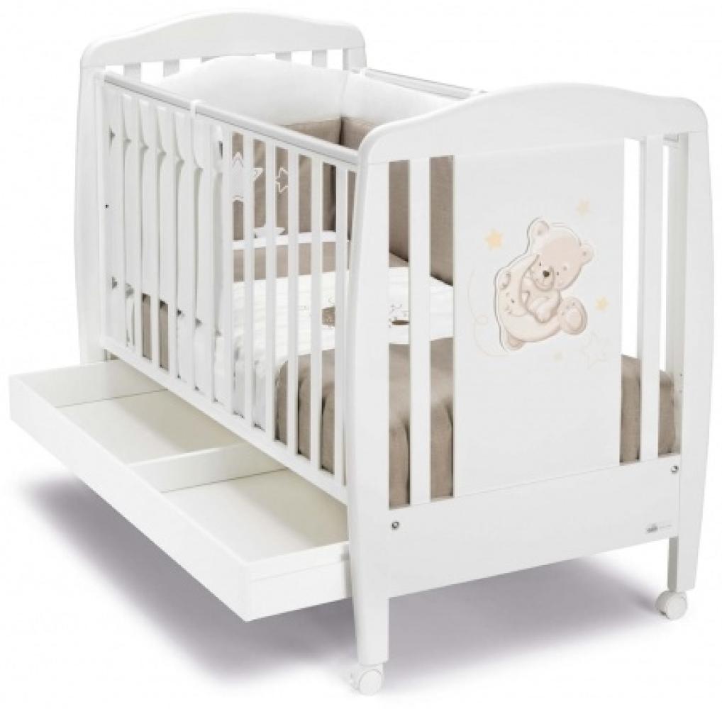 Kinderbett aus Holz : Teddy weiß Bild 1