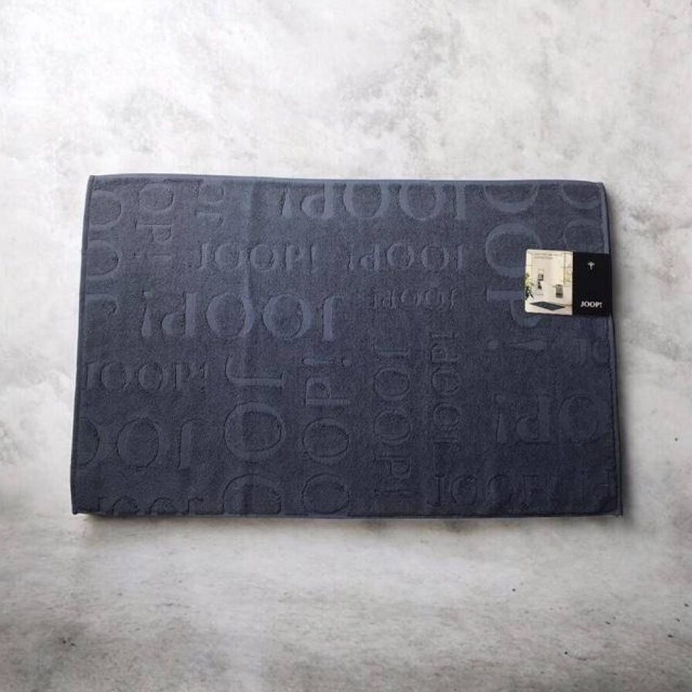 JOOP! Badematte Selection Uni 1711 Blau, 100% Baumwolle, Rechteckig Bild 1