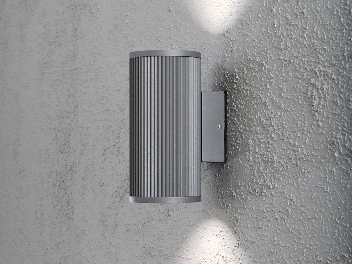 KONSTSMIDE No. 7514-300 Aussenwandleuchte Siracusa 2-flammig GU10 grau IP44 Bild 1