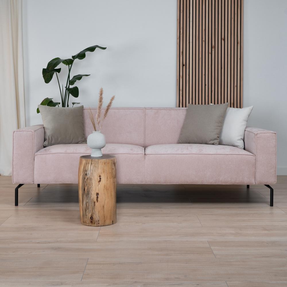 Bronx71 Sofa 3-Sitzer Kansas Stoff rosa Bild 1