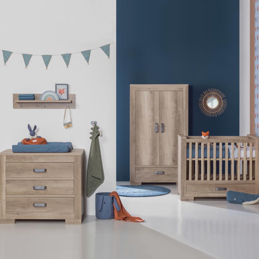 Kidsmill Brent Babyzimmer Oldwood | Bett inkl. Sch Bild 1