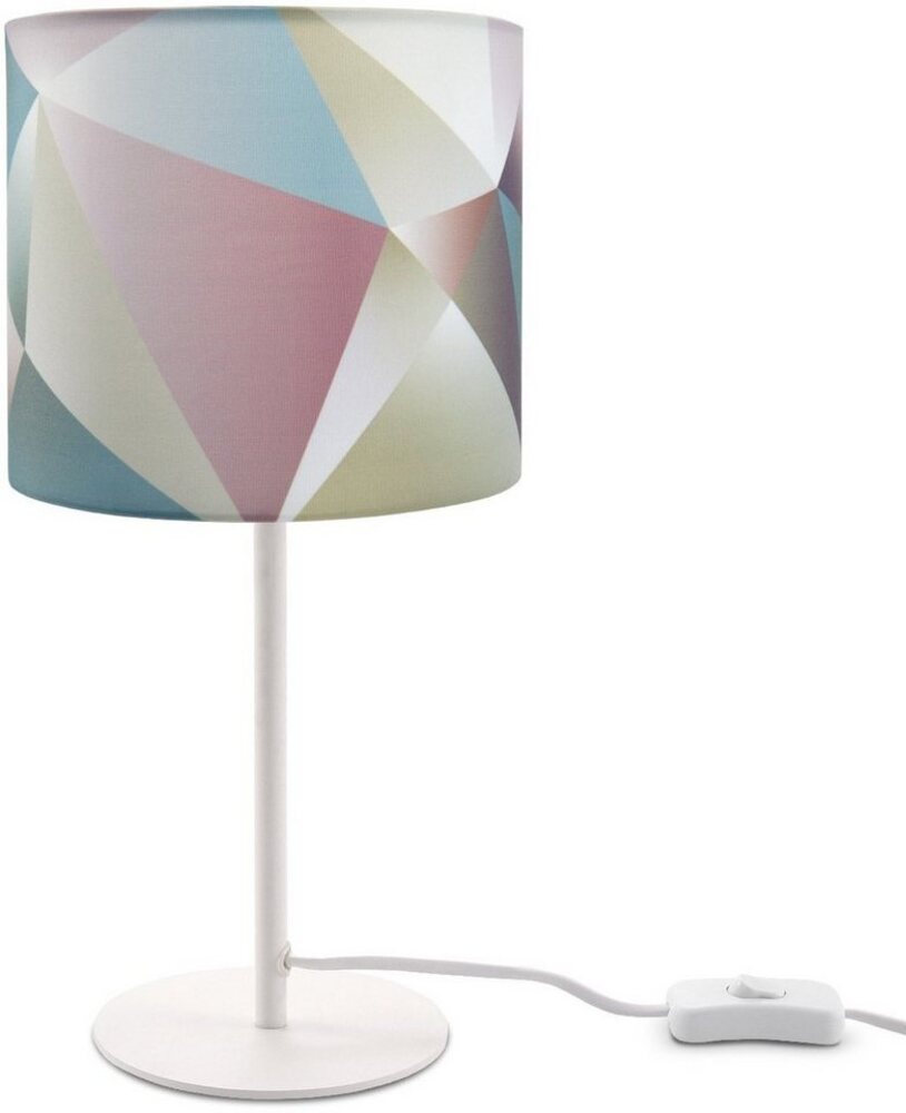 Paco Home Tischleuchte Kosy 309, ohne Leuchtmittel, LED E14 Lampe, Für Wohnzimmer Und Schlafzimmer, Pastellfarben, Deko Bild 1