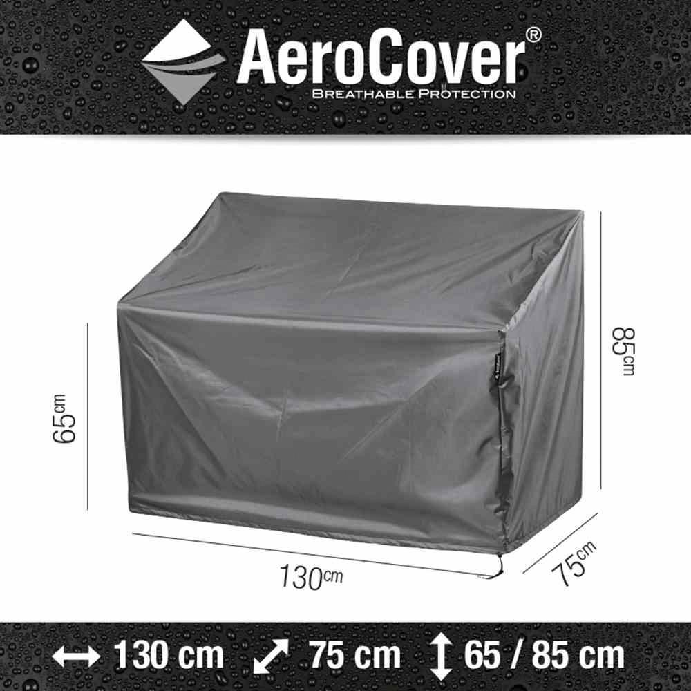 AeroCover Schutzhülle für Gartenbänke 130x75xH65/85 cm Schutzhaube Gartenbank Bankabdeckung Bild 1