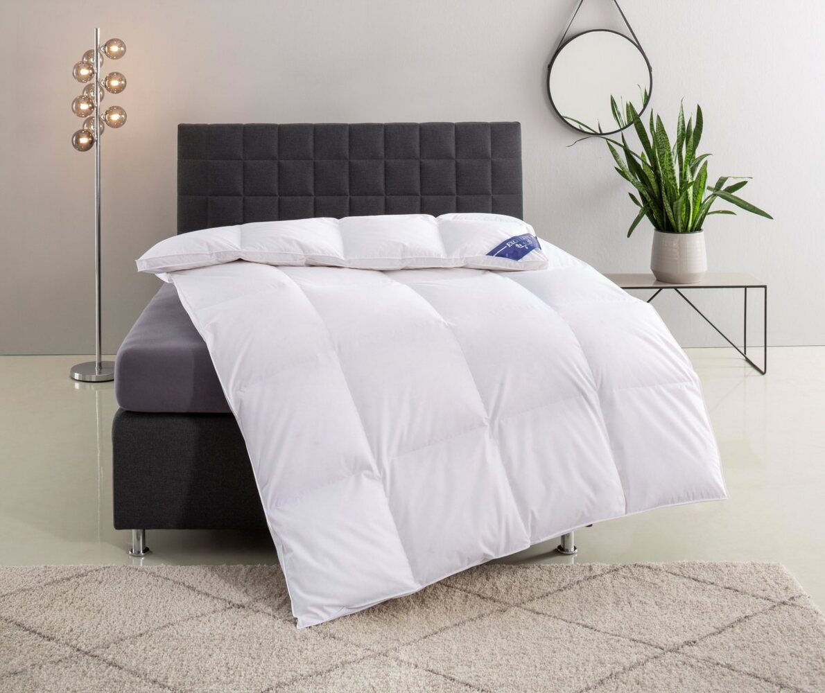 Excellent Daunenbettdecke VENEDIG, Bettdecken für Sommer und Winter, Decke, Füllung: 90% Daunen, 10% Federn, Bezug: 100% Baumwolle, Bettdecke 135x200 cm, 155x220cm und weitere Größen, Made in Germany Bild 1