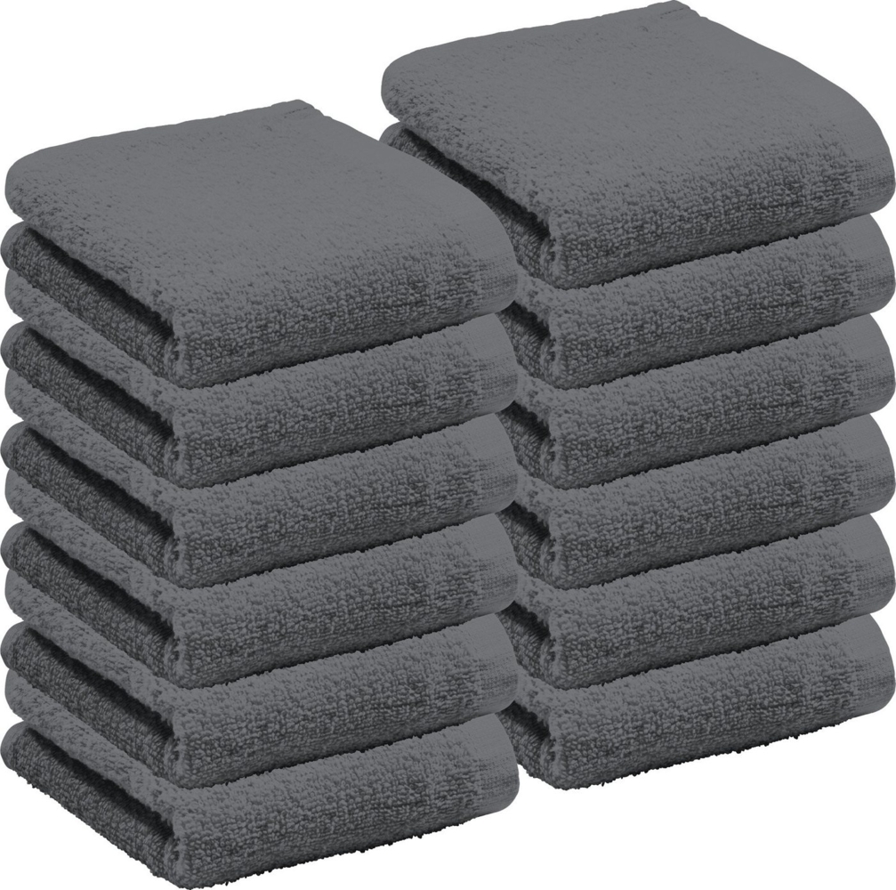 REDBEST Gästehandtuch Gästetuch "Oceanside" 12er-Pack, Frottier, Walk-Frottier Uni Bild 1