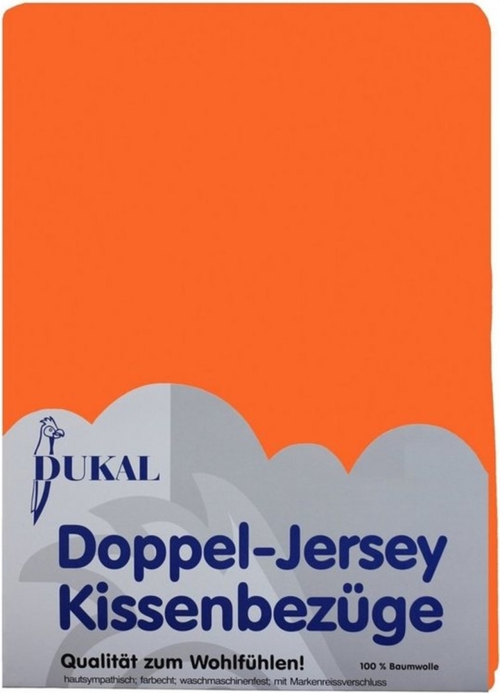 DUKAL Kissenbezüge aus hochwertigem Doppel-Jersey, 100% Baumwolle, (1 Stück), 40x40 cm, mit Reißverschluss, Made in Germany Bild 1