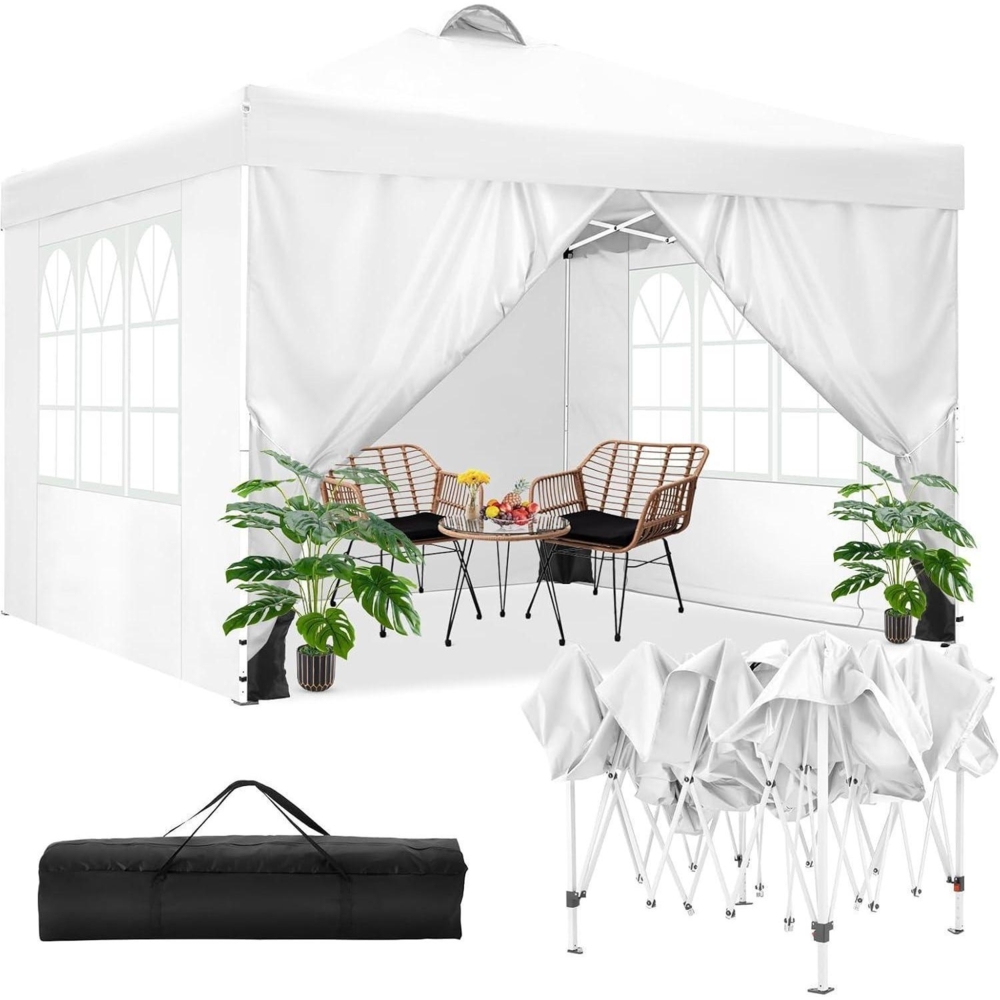 COBIZI Faltpavillon 3x3m Wasserdicht Stabil Winterfest Partyzelt Bild 1