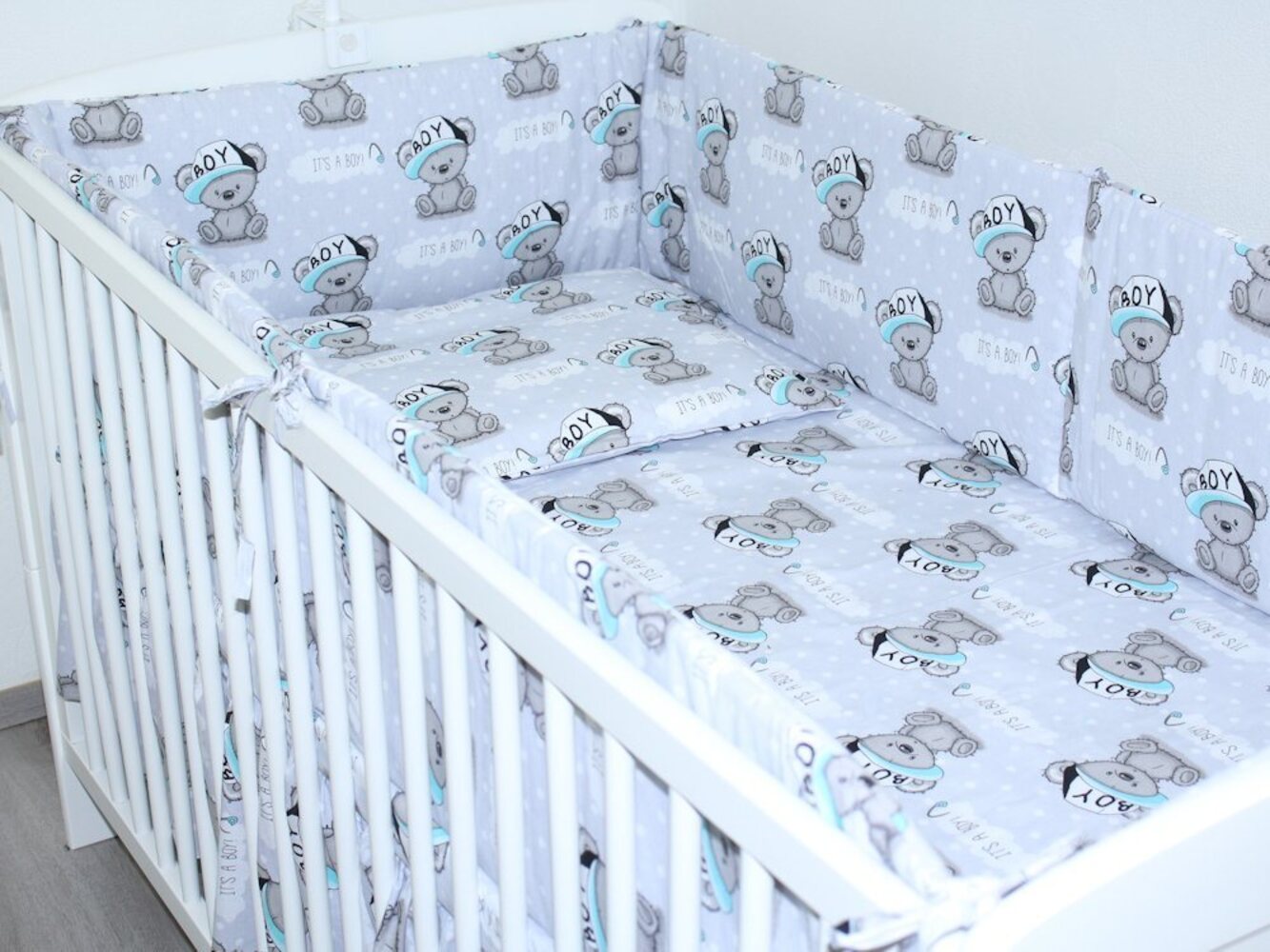 Primawela Bettnestchen Nestchen 420 cm Bettumrandung Baby Bett Kinder Nest Kopfumrandung Bild 1