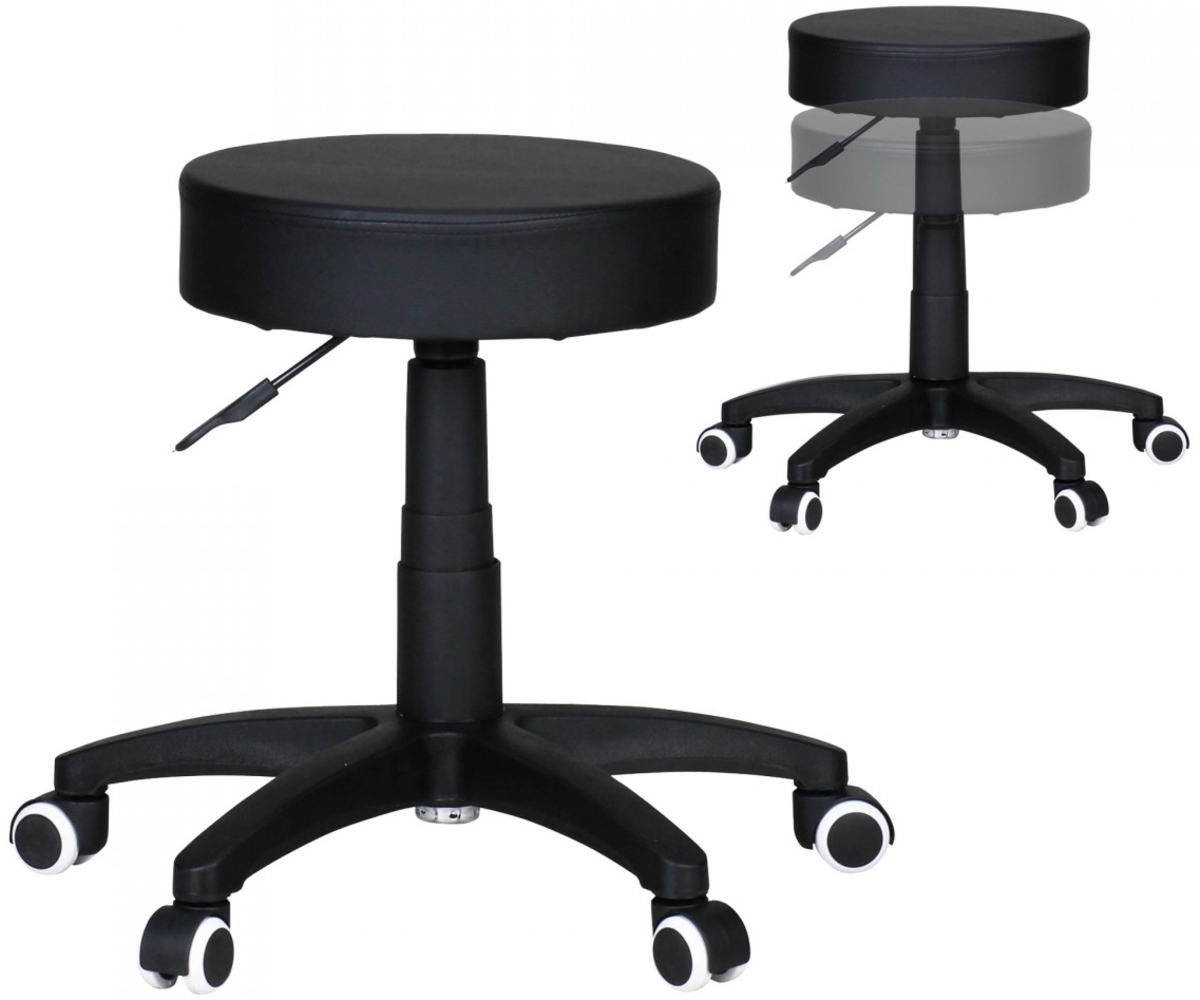 Hocker LONDON Design schwarz Bild 1