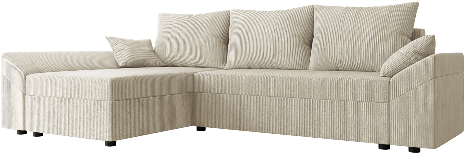 Ecksofa Chione L Cord (Farbe: Poso 100) Bild 1