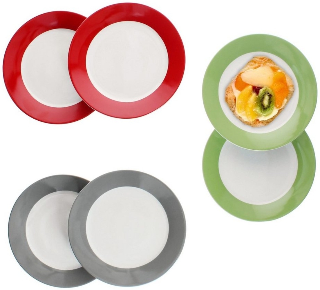 MamboCat Frühstücksteller 6x Variant Trio Kuchenteller Frühstücks-Teller Dessert 6 Personen Bild 1