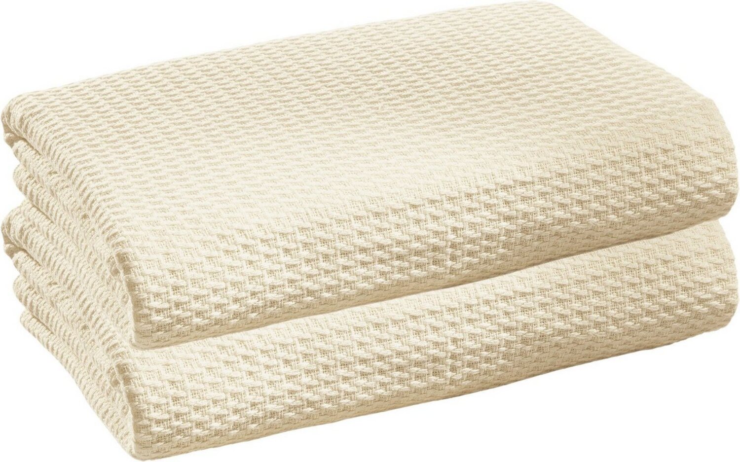 Wohndecke Sommer-Decke "Siena" 2er-Pack, Erwin Müller, Baumwolle Uni Bild 1