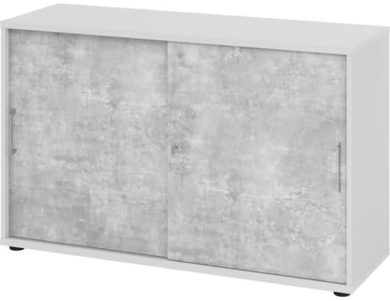 mcbuero. de Schiebetürschrank Derie 9 2 OH BxTxH 120x40x74,8cm Griff BS Bild 1